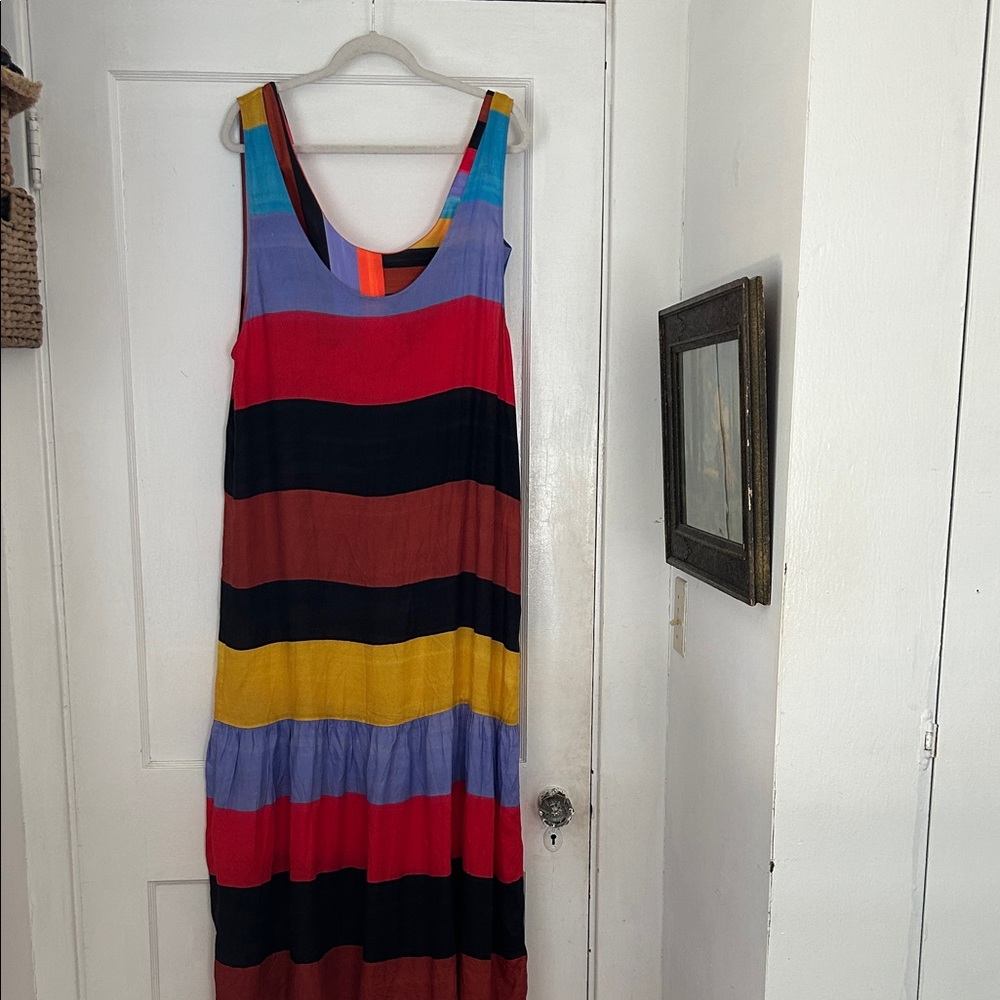 Mara Hoffman Colorful Striped Maxi Dress